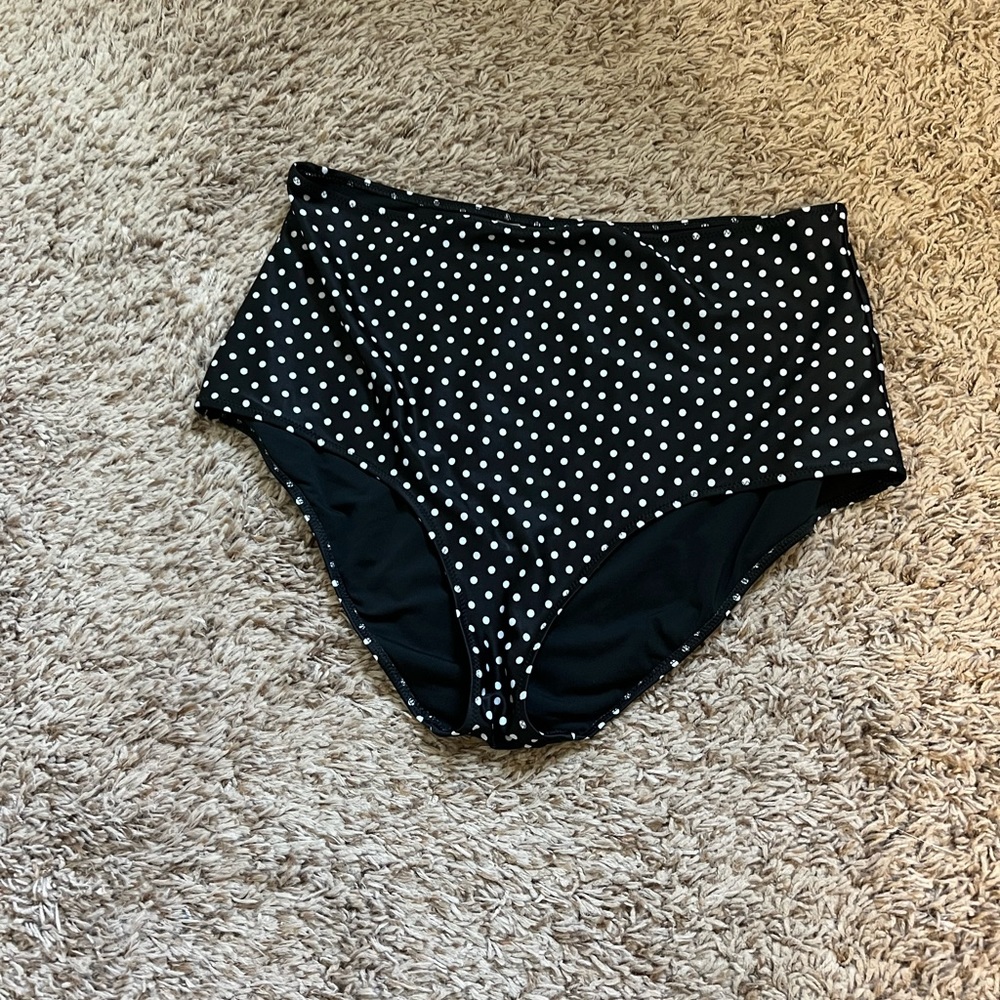 High waist bikini bottom